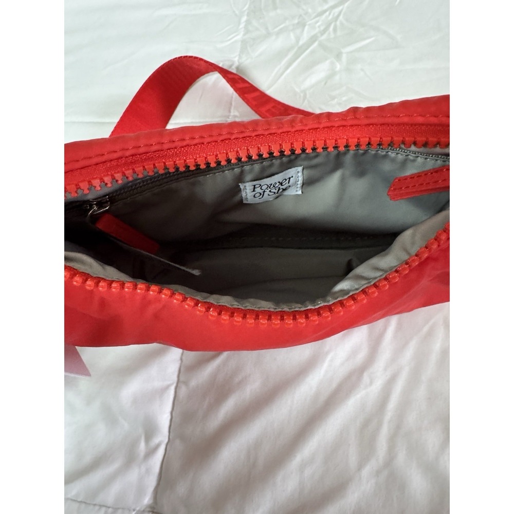 New Athleta All About Small Crossbody Bag Travel Red Water Resist Zip $59 - Picture 5 of 6